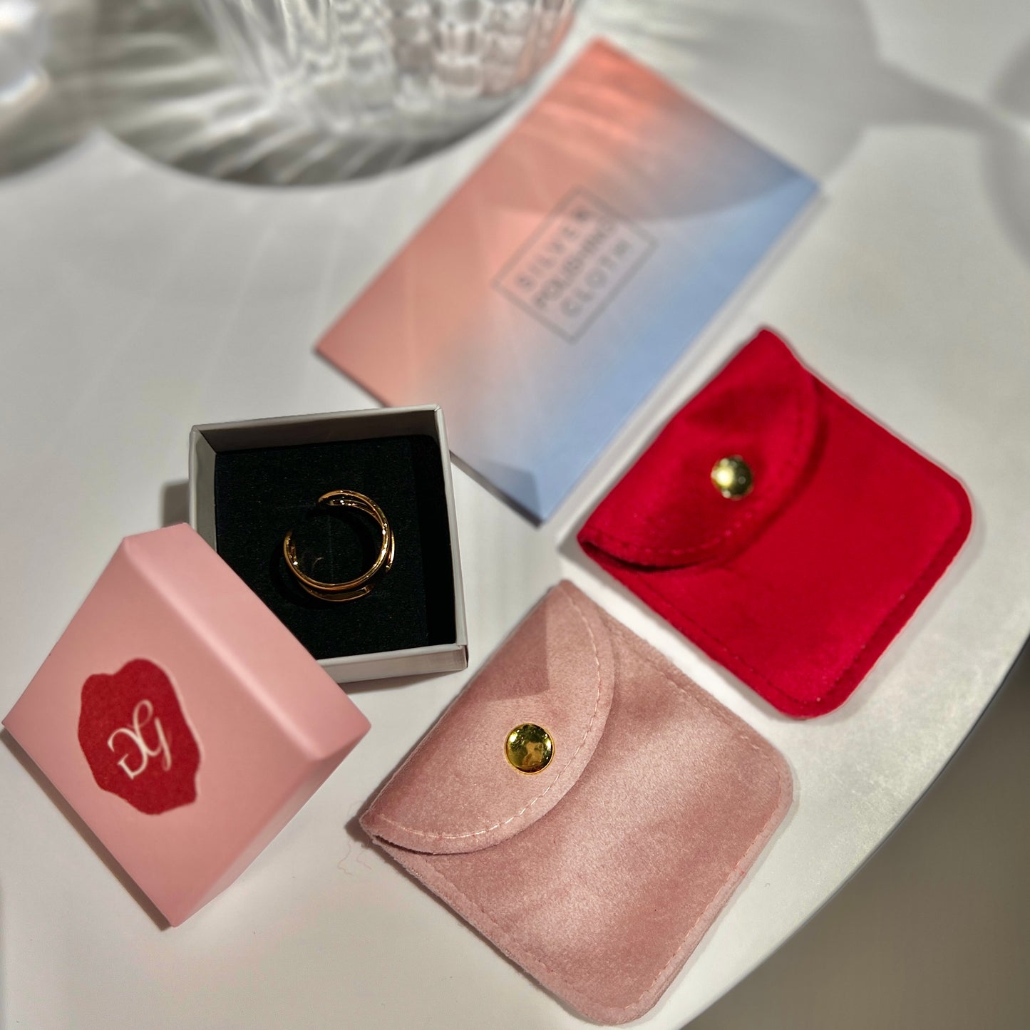 «PEARL WAVE RING»- Sterling Silver Pearl Beaded Ring